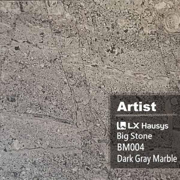 (LG) LX Hausys BM004 Dark Gray Marble深焙建築裝飾膜