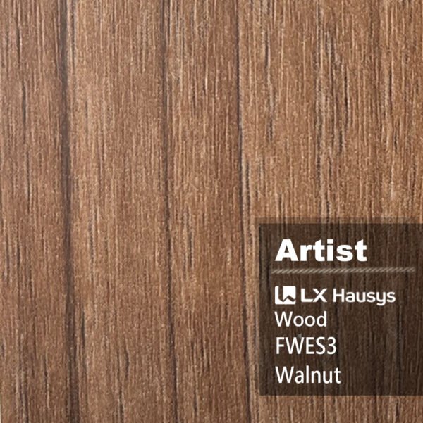 (LG) LX Hausys FWES3  Walnut 焦茶木紋建築裝飾膜